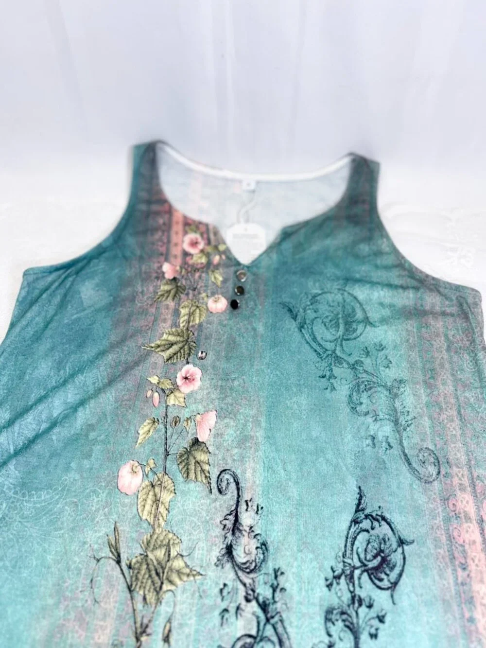 Made With Heart Women's Boho Summer Sun Dress Medium - Picture 7 of 13